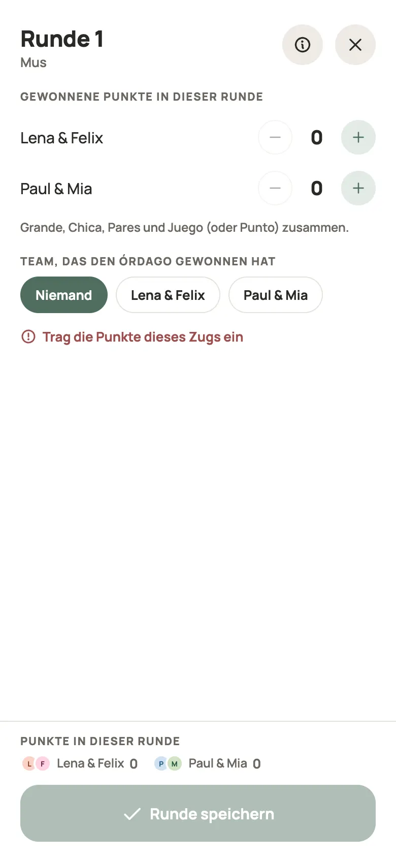 Eine Runde Mus in Yazboz Guru eintragen