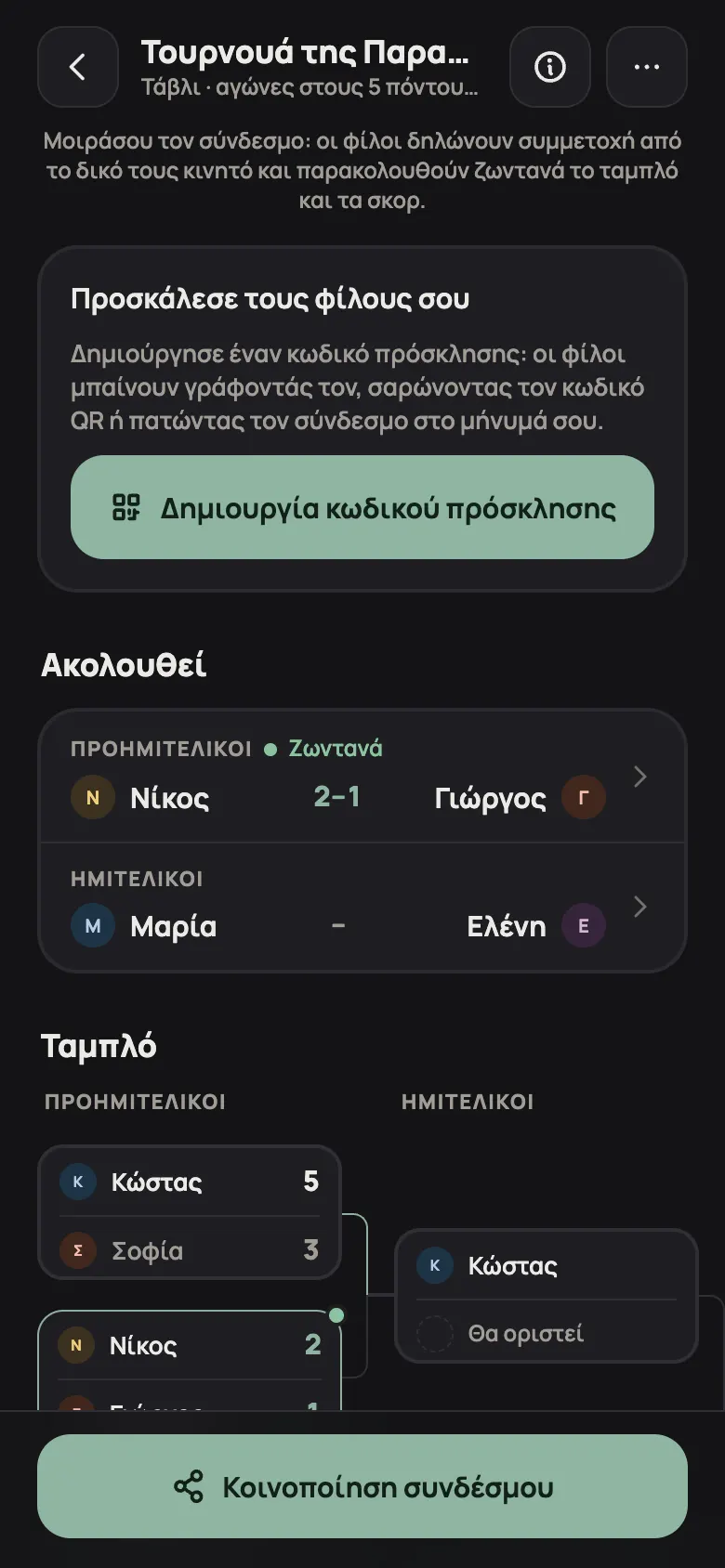 Ένα τουρνουά