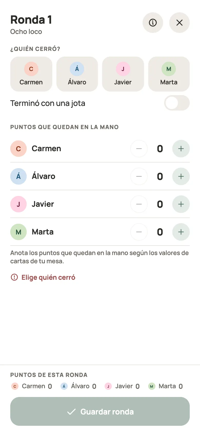 Anotar una ronda de Ocho loco en Yazboz Guru