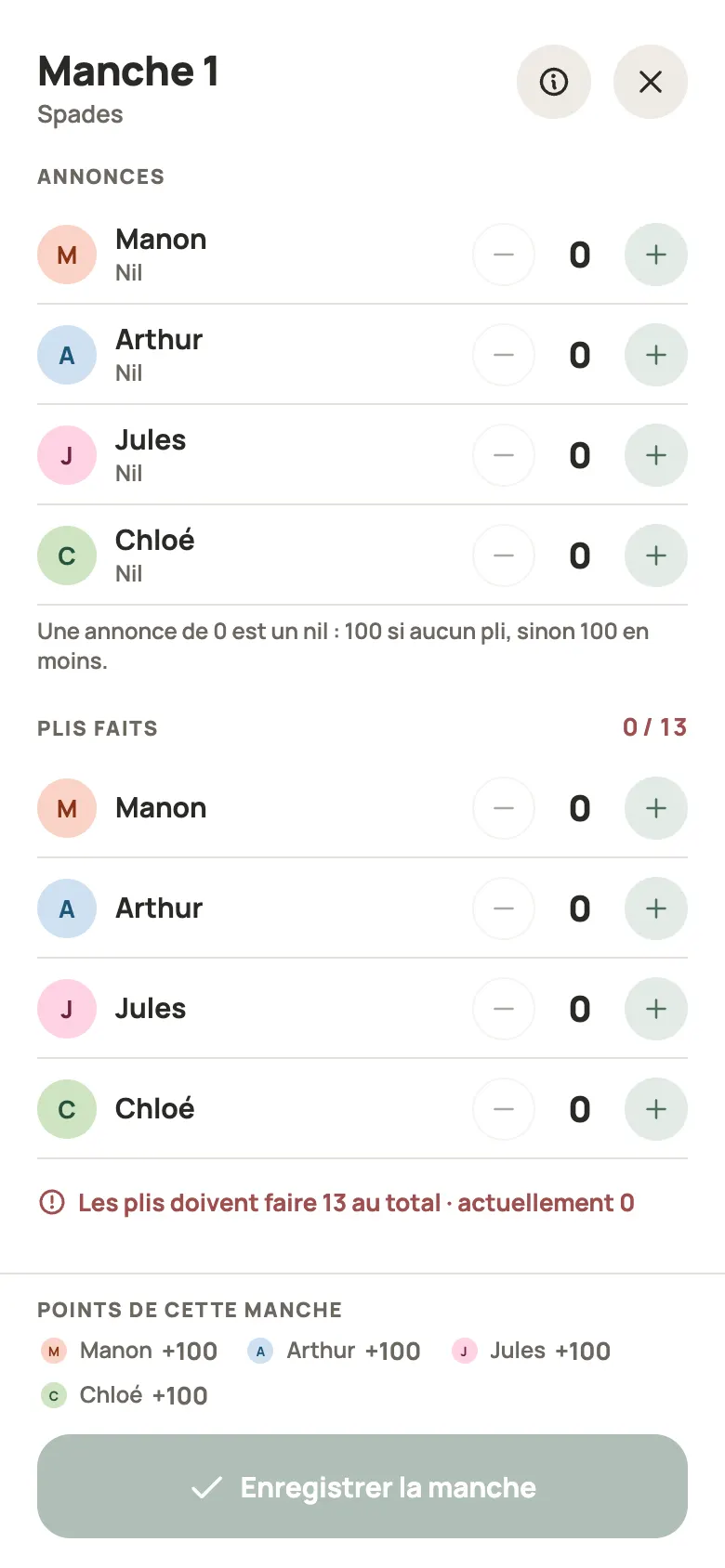 Saisie d’une manche de Spades dans Yazboz Guru
