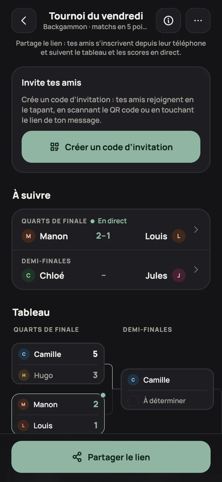 Un tournoi