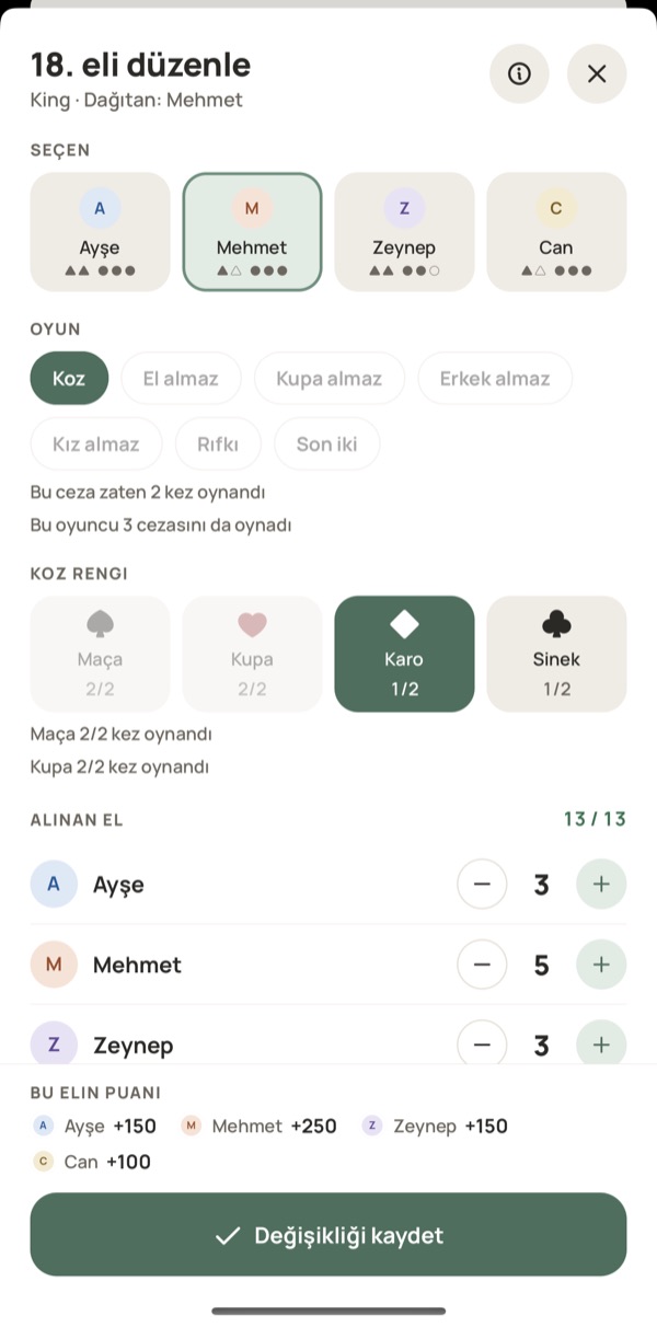 Yazboz Guru’da bir King elinin girişi
